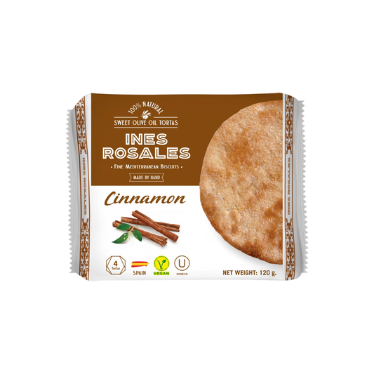 Ines Rosales Sweet Olive Oil Tortas with Cinnamon 120g