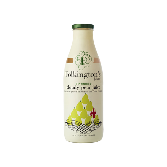 Folkington's Pressed Cloudy Pear Juice 1000ml