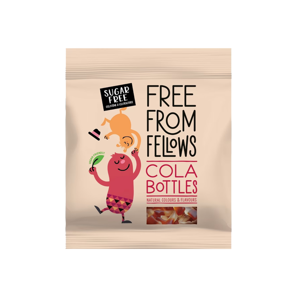 Free From Fellows Vegan Sugar Free Cola Bottles 70g