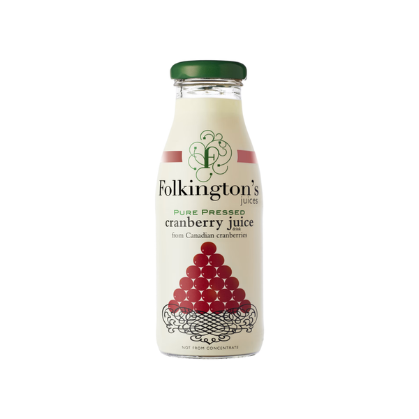 Folkington's Pure Pressed Cranberry Juice 250ml