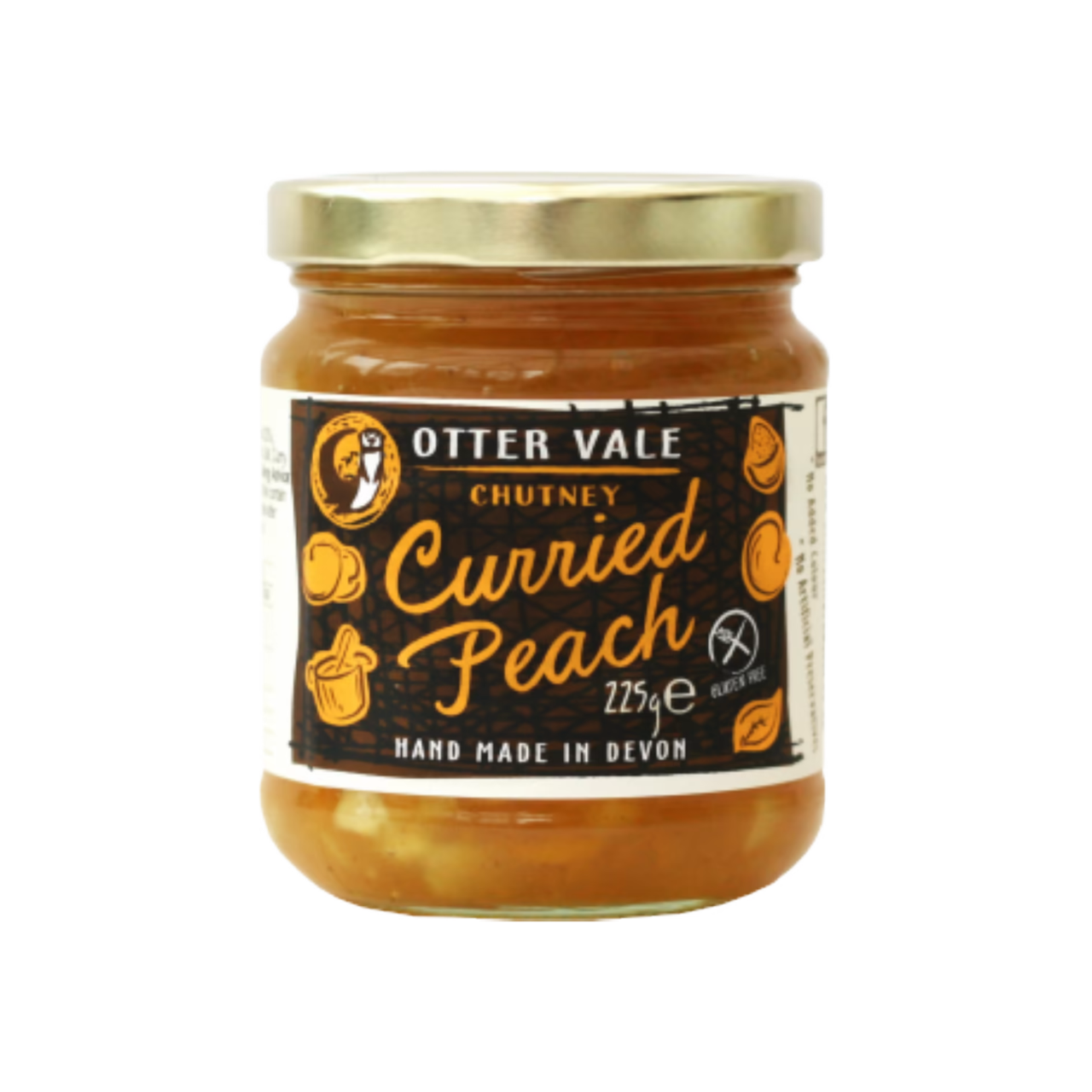 Otter Vale Curried Peach Chutney 225g