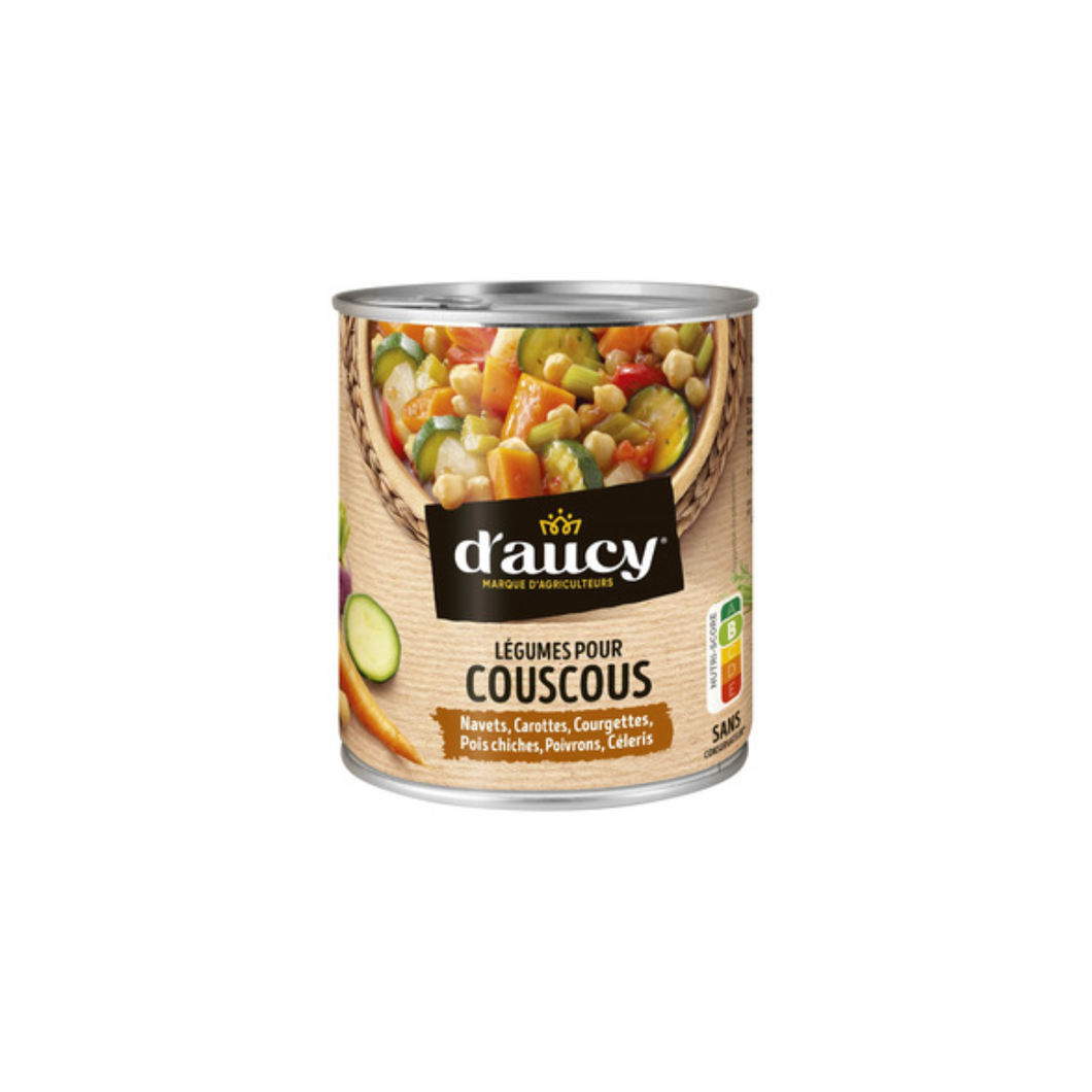 d'Aucy Cooked Vegetables for Couscous 800g