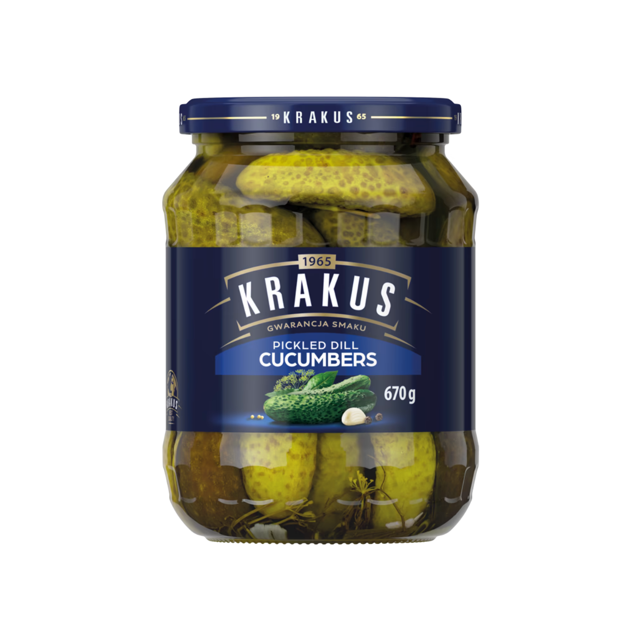 Krakus Pickled Dill Cucumbers 670g