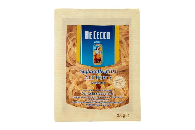 De Cecco Egg Tagliatelle No.104   250g