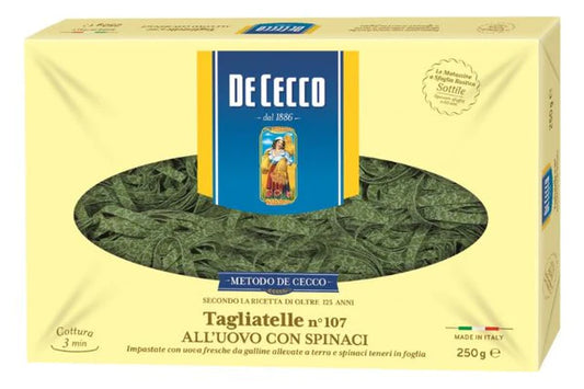 De Cecco Egg Spinach Fettuccine 250g