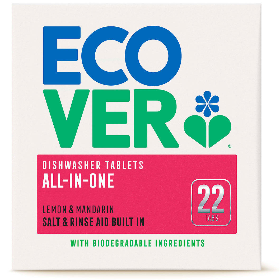 Ecover All-In-One Dishwasher Tablets 24 Tablets