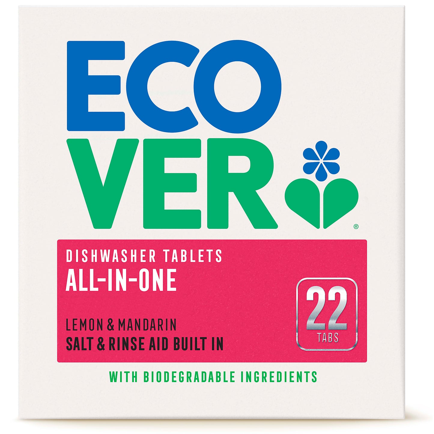 Ecover All-In-One Dishwasher Tablets 24 Tablets