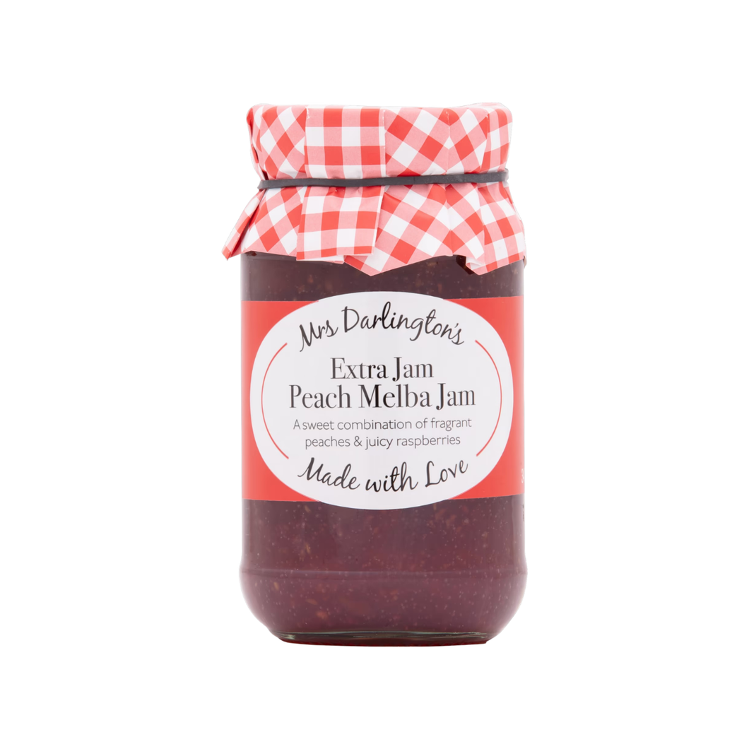Mrs Darlington's Extra Jam Peach Melba Jam 340g