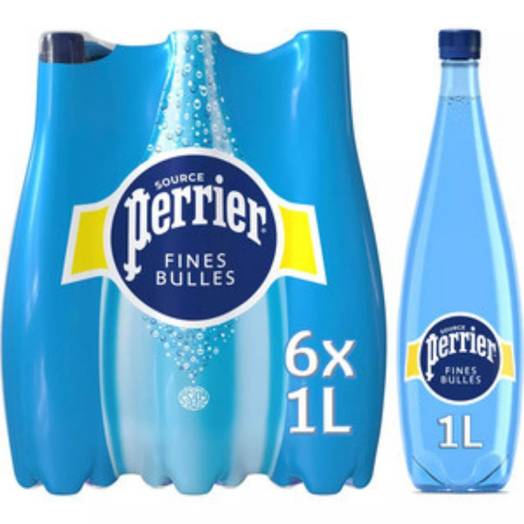 Perrier Mineral Water (Gently Carbonated) 6x1L