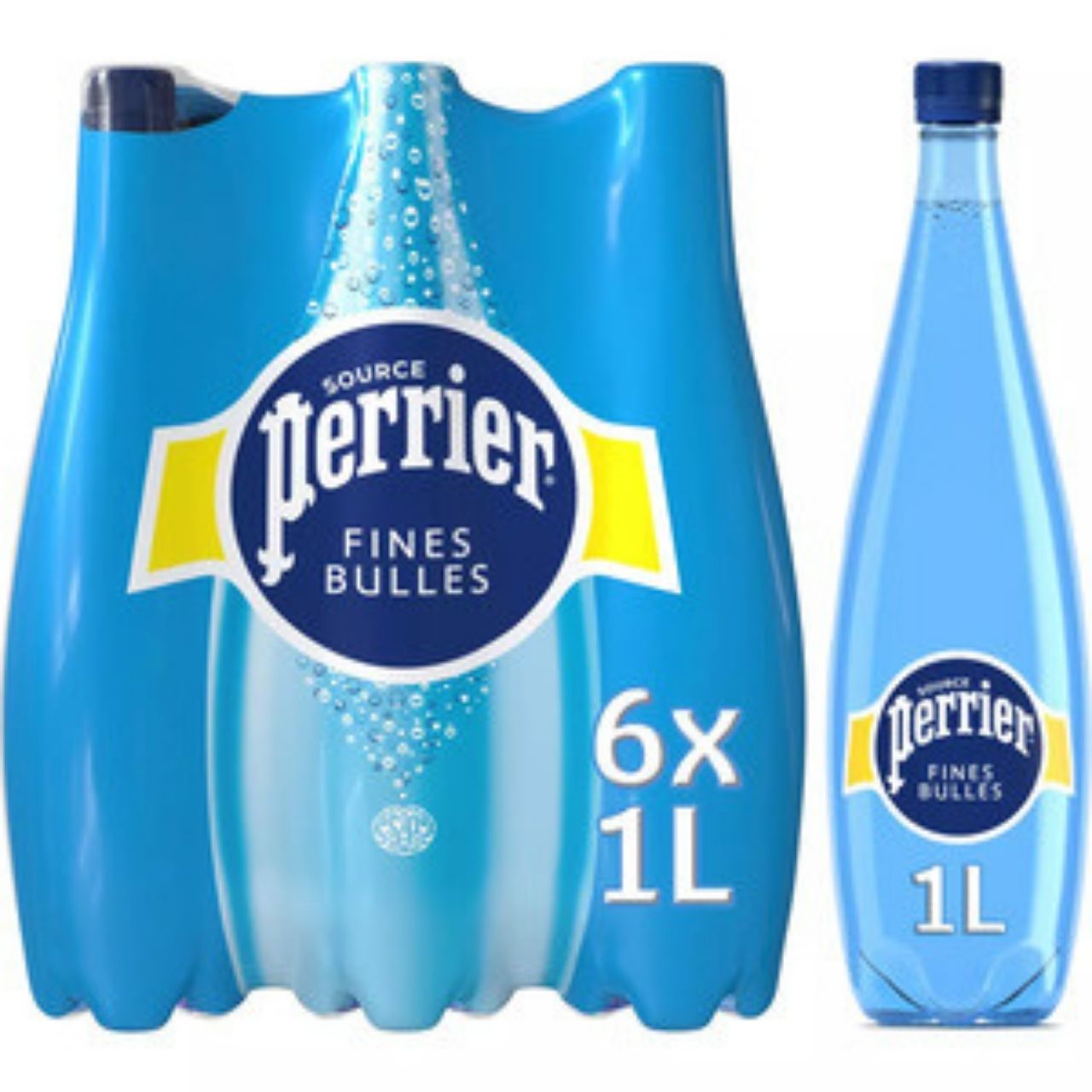 Perrier Mineral Water (Gently Carbonated) 6x1L