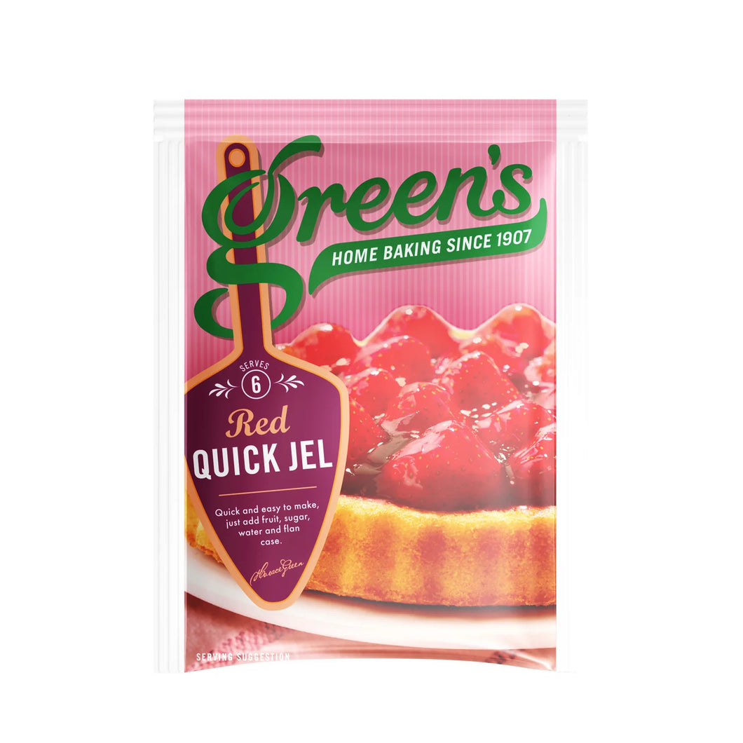 Green's Red Quick Jel Mix 35g