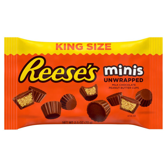 Reeses Milk Chocolate Peanut Butter Cups Minis 70G