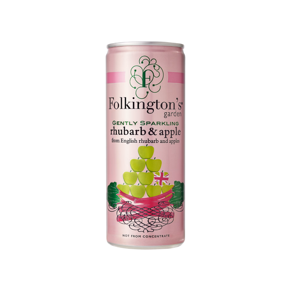 Folkington's Garden Gently Sparkling Rhubarb & Apple 250ml