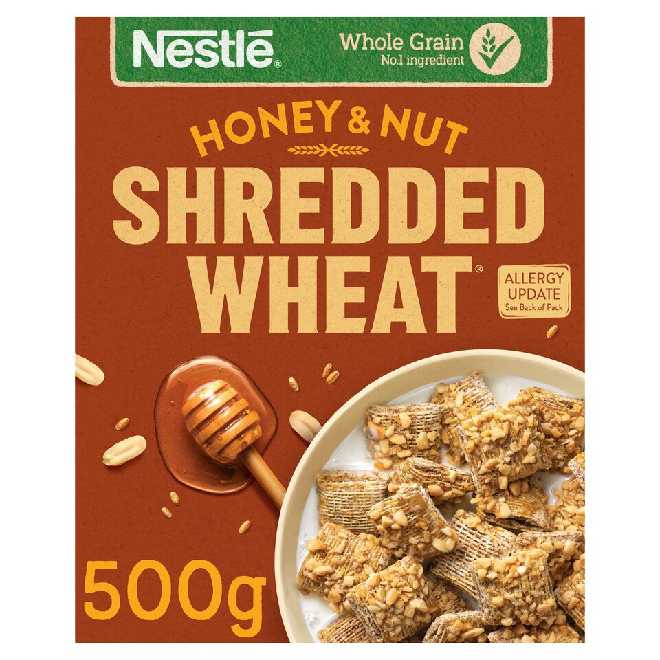 Nestle Shredded Wheat Honey Nut, 500g