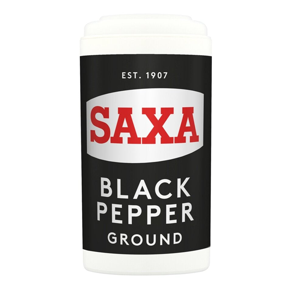 Saxa Ground Black Pepper, 25g