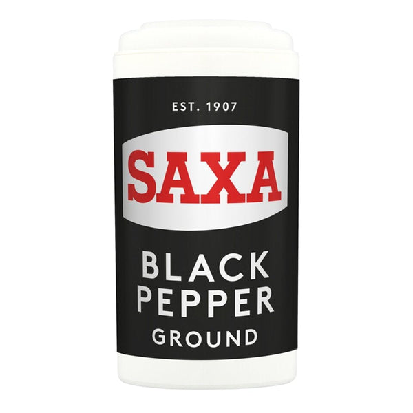 Saxa Ground Black Pepper, 25g