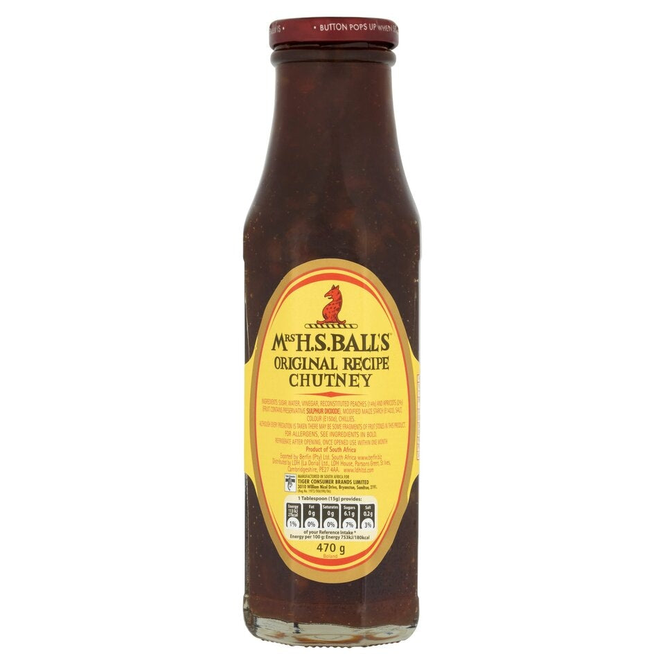 Mrs Ball's Original Recipe Chutney, 470g