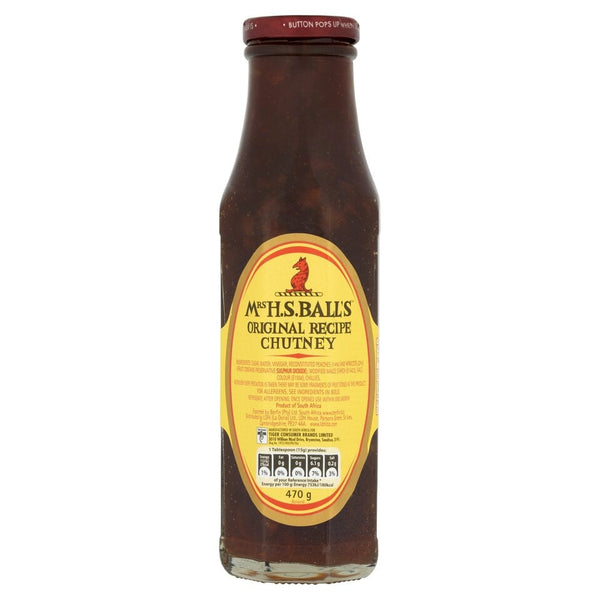 Mrs Ball's Original Recipe Chutney, 470g