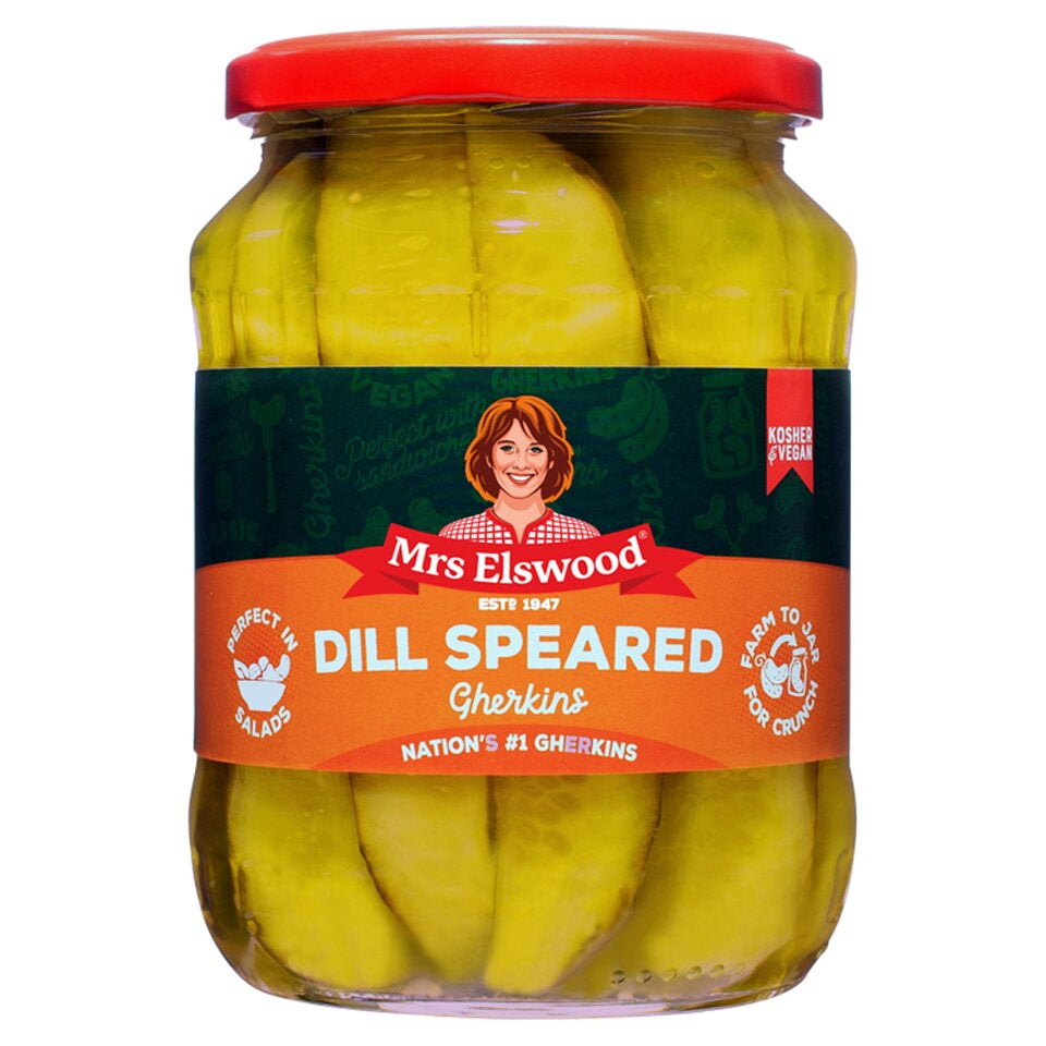Mrs Elswood Cucumber Spears With Dill, 670g