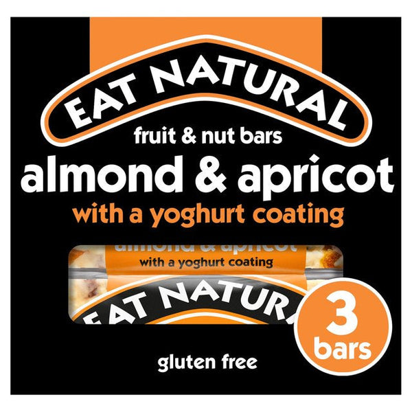 Eat Natural Almond & Apricot Yoghurt Coated Bars 3x40g