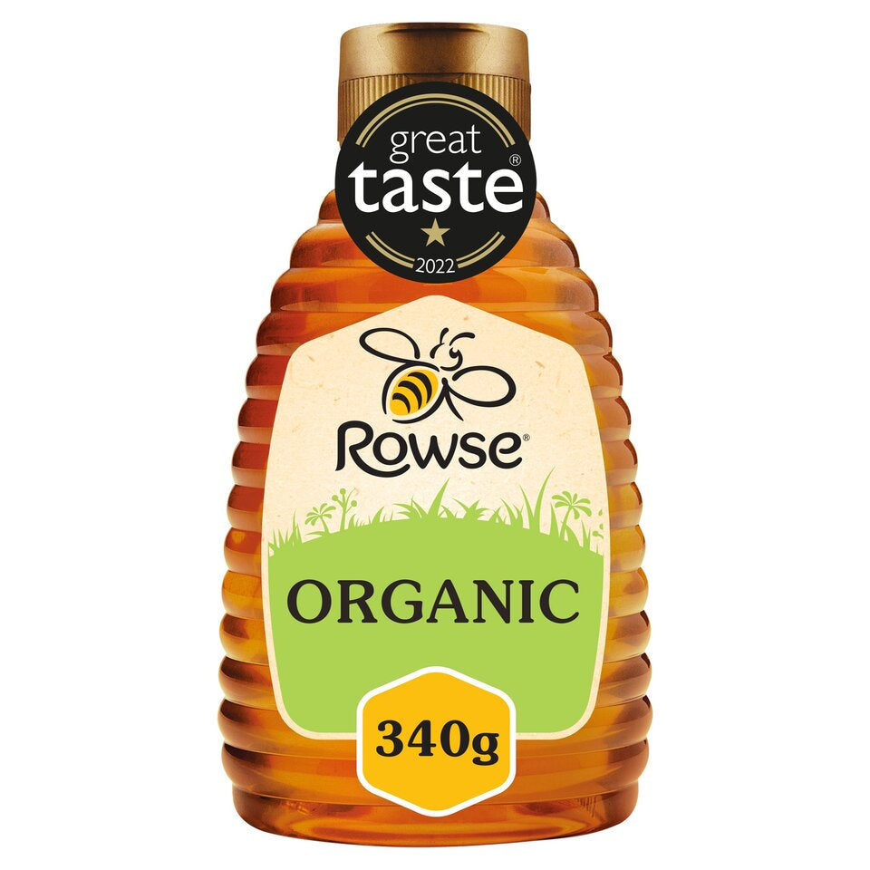 Rowse Organic Honey - Squeeze Bottle, 340g