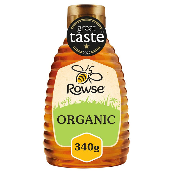Rowse Organic Honey - Squeeze Bottle, 340g
