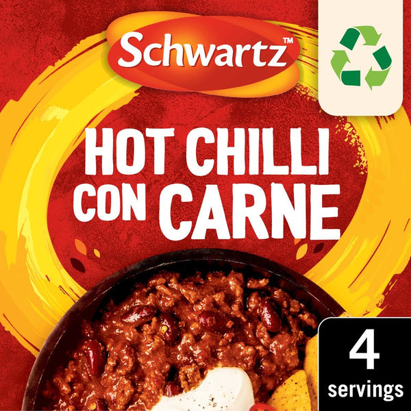 Schwartz Hot Chilli Con Carne Recipe Mix, 41g