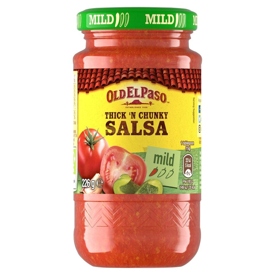 Old El Paso Thick 'N' Chunky Mild Salsa, 226g