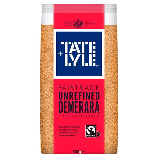 Tate & Lyle Fairtrade Unrefined Demerara Sugar, 500g