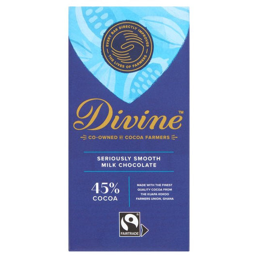 Divine Fairtrade Milk Chocolate 90g