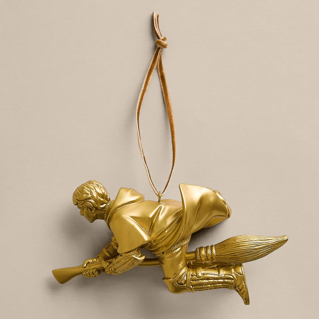 M&S Gold Hanging Harry Potter Decoration