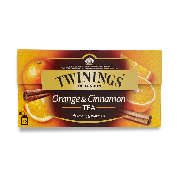 Twinings 25 Orange and Cinnamon Tea Envelopes