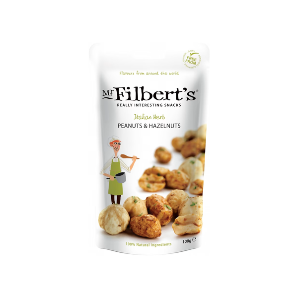 Mr Filbert's Italian Herb Hazelnuts & Peanuts 100g