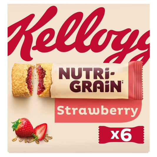 Kellogg's Nutri-Grain Breakfast Bars Strawberry (6X37g)
