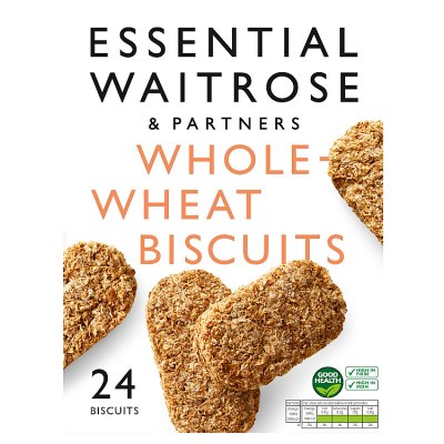 Waitrose Essential Wholewheat Biscuits 24s