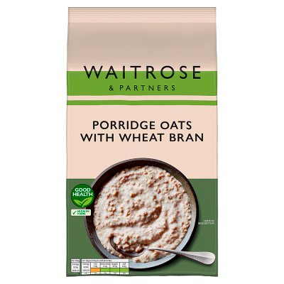 Waitrose Porridge Oats with Wheatbran, 1kg