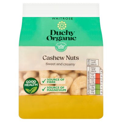 Waitrose Duchy Organic Cashew Nuts 150g