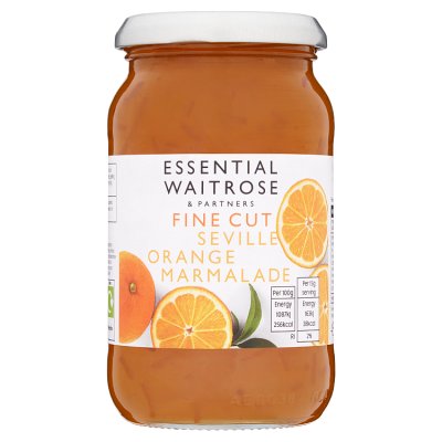 Waitrose Essential Seville Orange Marmalade Fine Cut, 454g