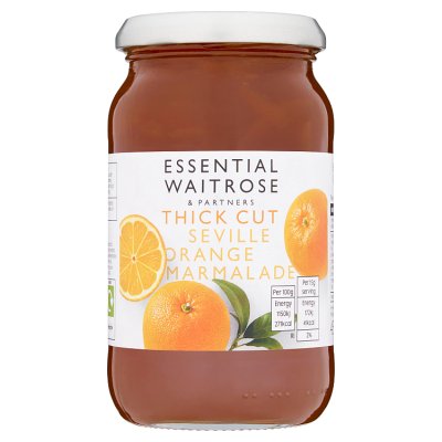 Waitrose Essential Seville Orange Marmalade Thick Cut, 454g
