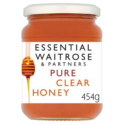 Waitrose Essential Pure Clear Honey, 454g