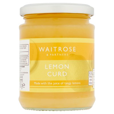 Waitrose Lemon Curd, 325g