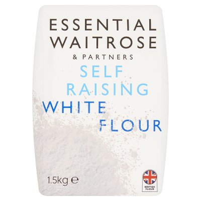 Waitrose Essential Self Raising White Wheat Flour, 1.5kg