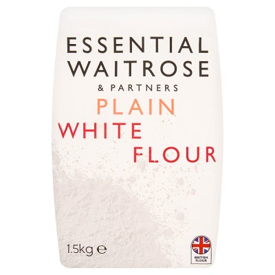 Waitrose Essential Plain White Flour, 1.5kg