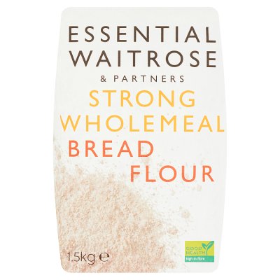 Waitrose Essential Strong Wholemeal Bread Wheat Flour, 1.5kg