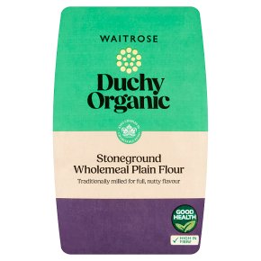 Duchy Organic Stoneground Plain Wholemeal Flour  1.5kg