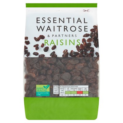 Waitrose Essential Raisins, 500g