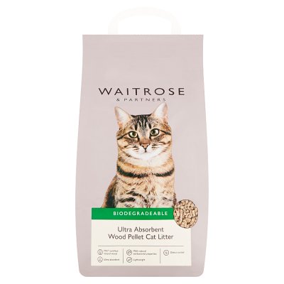 Waitrose Wood Pellet Cat Litter   10litre