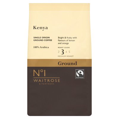 Waitrose No.1 Kenya Ground Coffee 227g