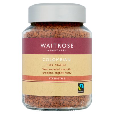 Waitrose Gold Colombian Instant Coffee  100g