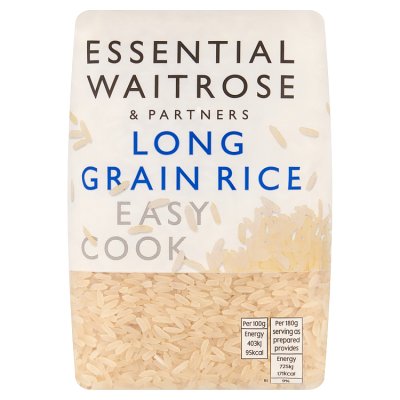 Waitrose Essential Easy Cook Long Grain Rice, 500g